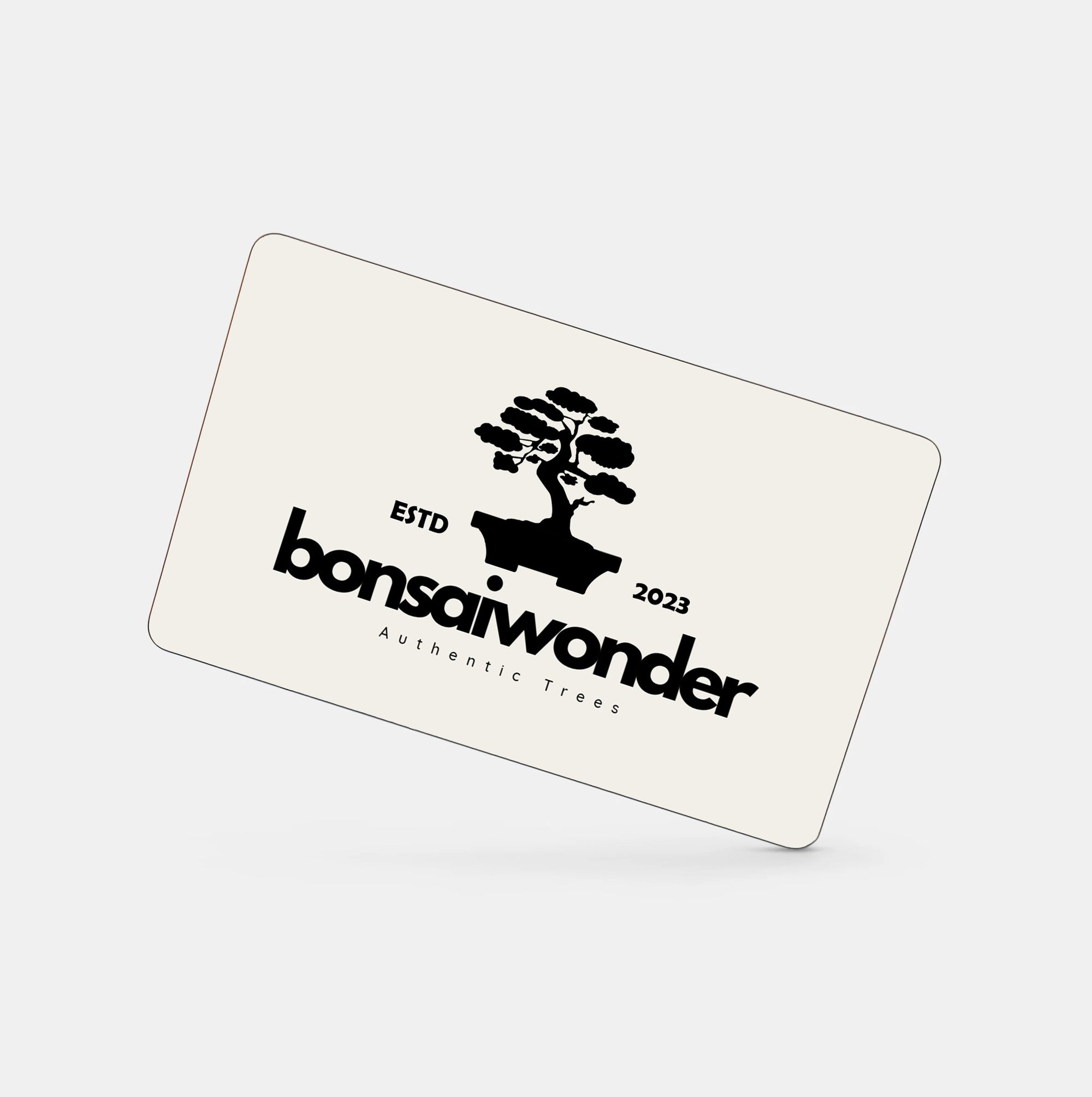Carte cadeau Bonsaiwonder/Cadeaubon